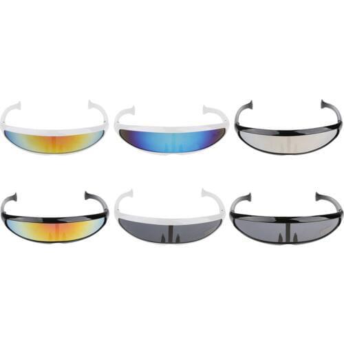 Vintage Anti-UV Mirrored Sunglasses Shades Plastic Frame Glasses Eyewear