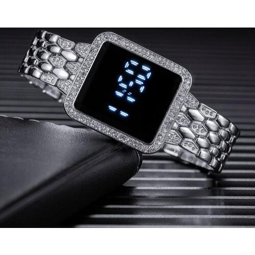 Women Digital Watches Luxury Electronic Clock Womens Bracelets Wrist Watches For Women Lover Watches Female Led Watch Zegarek
