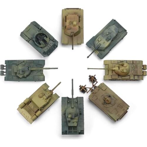 1/72 4D Assembly Tank Model Kit T72-M1 JSU-152 M1 Panther II The Battle Chariot Series World War Tank Toy Model