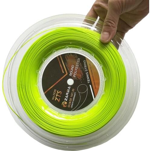 1 Reel ZARSIA (Orange)New Tennis racket Strings Power Rough Polyester tennis string tennis racket strings 17G/1.25 mm