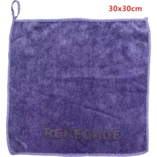 1pcs 30x30 cm Microfiber Car logo towel Car wash clean towel For JEEP Renegade car style car accessaries