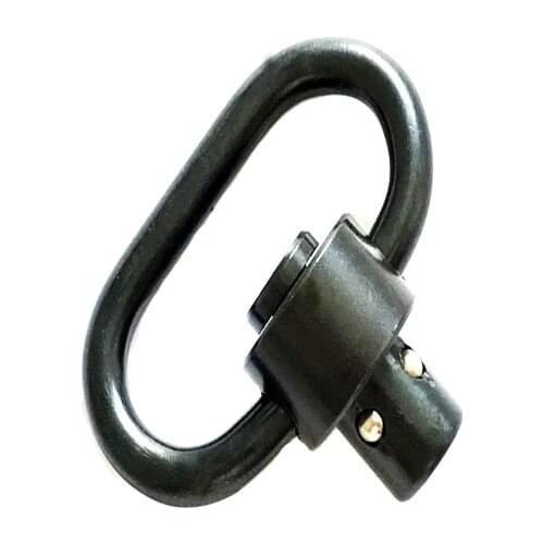 10pcs/lot Tactical Push button QD sling steel swivel 1.25 inch loop scope mount Black