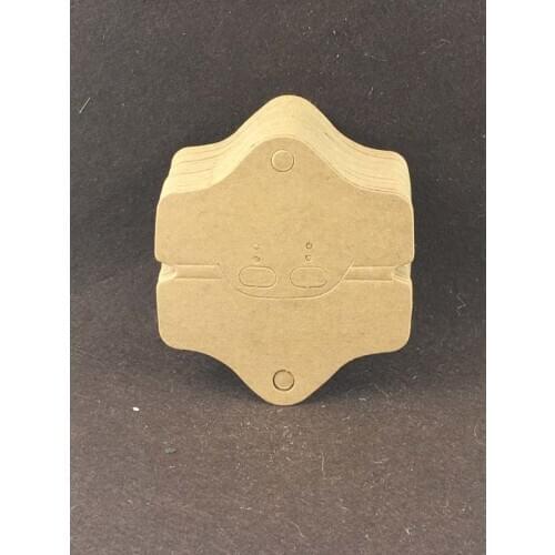 200PCS Classic Bracelets Cards Kraft Earring Cards Paper Necklace Card Jewelry Display/Earring Vintage Card Accept Custom Logo