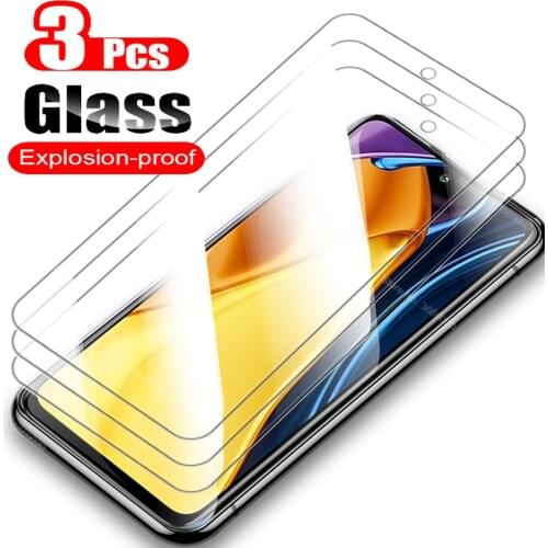 3PCS Tempered Glass For Xiaomi Poco M3 Pro Glass On Xiomi Pocophone Poco M 3 M3 Pro M3Pro 5G Screen Protectors Protective Film