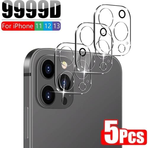 5Pcs Full Cover Camera Lens Tempered Glass on For iPhone 12 Pro Max mini Screen Protector For iPhone 11 Pro Max Camera Protector
