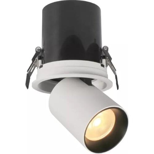 Aisilan-Round Extendable Rotating LED Transformer, Recessed Spotlight, CREE COB AC90-260V