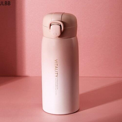 Thermos Bottle 304 Stainless Steel Tumbler 380ml Gradient Color Insulated Water Bottle Coffee Cups Travel Vacuum Flask Termos