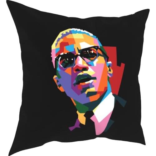 Schwarz Rechte Afrikanische Malcolm X Kissen Fälle Kissen Abdeckung Super Decor Kissenbezug für Home 18