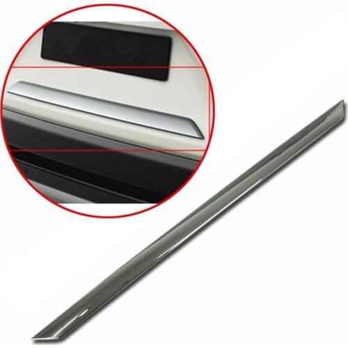 Chrome Rear Tail Door Trunk Gate Guard Lid Cover Trim Fit For Toyota RAV4 2019 2020 Decoration Accessories