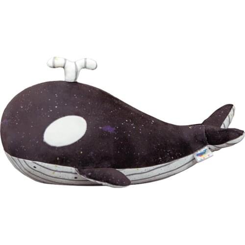 Kawaii Huge Simulation Whale Plush Toy Blue Sea Animals Stuffed Orca Fish Doll Baby Shark Cartoon Soft Sleep Pillow Kids Gift