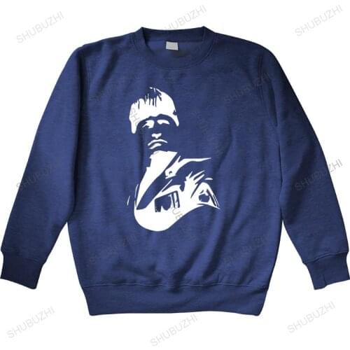 Men autumn sweatshirt black hoody white hoodies fall Black warm B Mussolini Italian politician hoodies warm hoody