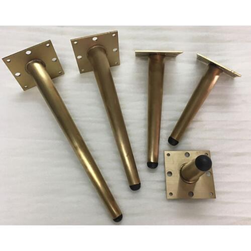 4pcs/lot Stainless Steel Gold Legs TV Cabinet Legs Furniture Leg Cabinet Cupboard Table Feet Free Shipping