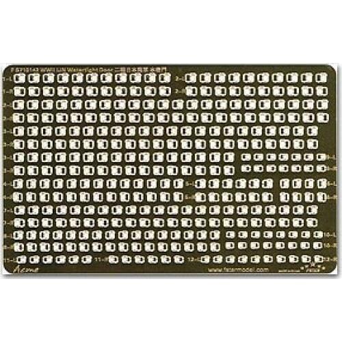 Five star FS710142 World War II Japanese Navy ships watertight door metal etchings