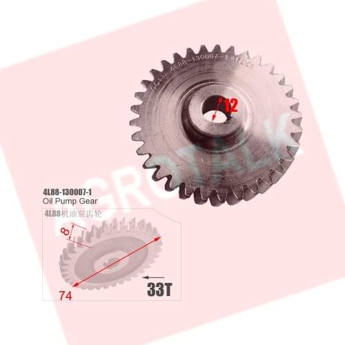 Oil pump, 33 teeth to the driving gear for Changchai 495