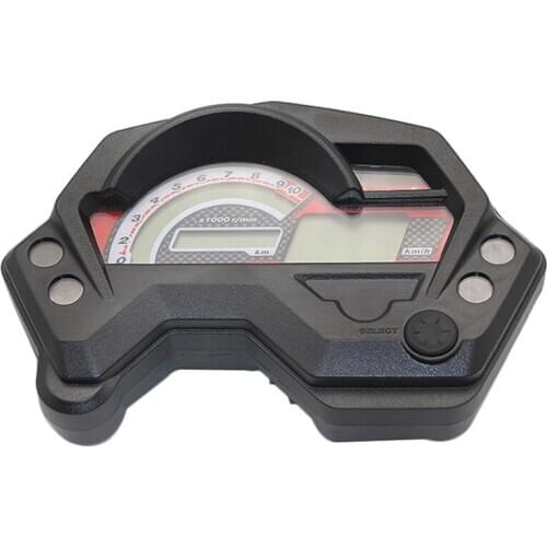 Motorcycle Tachometer Speeeter Abs Lcd Panel With Light Case for Yamaha Fz16