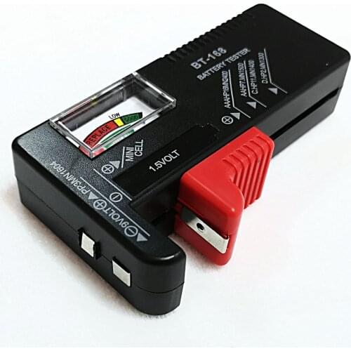 1pcs Battery Capacity Tester Universal Button Battery Checker Tester AA AAA C D 9V