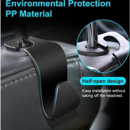 1pcs Auto Car Hooks Hangers Organizer Universal for HYUNDAI IX35 Solaris Elantra Skoda Opel Mokka kia sportage audi a4 b8 volvo