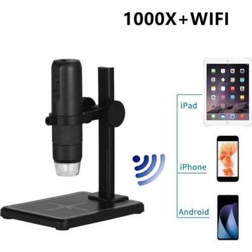 1000X WIFI USB Digital Microscope Electronic Stereo Adjustable USB Camera Endoscope Magnifier Microscopio For Cell Phone PC