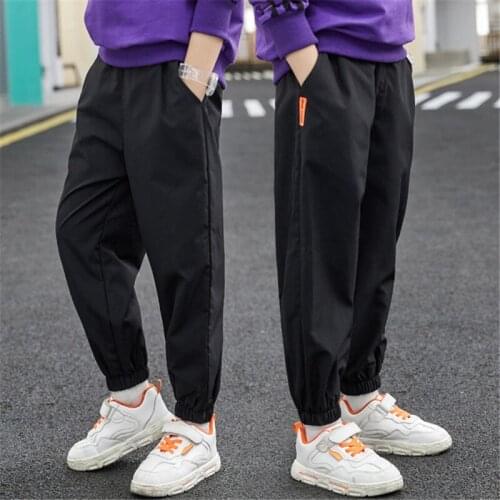 Black Green Spring Autumn Casual Pants Boys Kids Trousers Children Clothing Teenagers Sport In Stock High Quality
