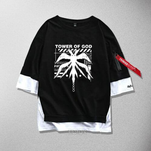 New Anime Tower of God t-shirt cosplay costume Twenty-Fifth Bam Rachel fashion Fake two piece t shirt tops