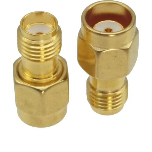 SMA female jack to Quick RP-SMA male jack center Test RF adapter connector Slide-on