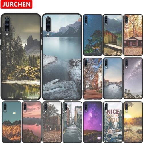 JURCHEN Phone Case For Samsung Galaxy A70 Case Cover For Samsung A70 Soft Silicone Back Cover For Samsung Galaxy A 70 Funda Case