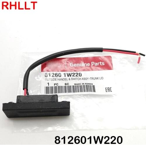 Rear trunk opening button boot release switch rear lid trunk opening button for pride 2011-2015 812601W220 K2 MORNING PICANTO