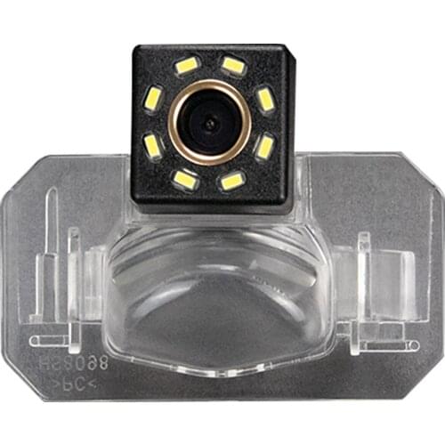 Misayaee Car Rear View Reverse Parking Camera Golden 8 LED for Honda Fit CIVIC CIIMO Accord CITY Civic MK7 MK8 MK9 Odyssey/CRV