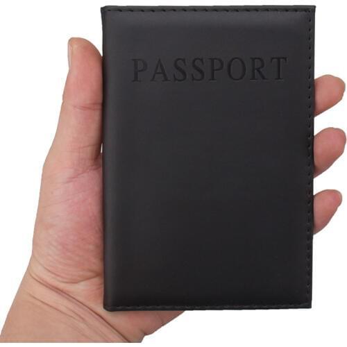 Artificial Leather Women&Mens Passport Holder Travel Passport Cover Unisex Card Case Man Card Holder (customization available)