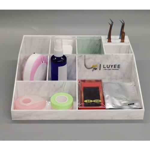 Eyelash Extension Tool Organizer Shelf Tweezer Case Holder Makeup Tools Box Eyelash Storage Box Makeup Brush Organizer