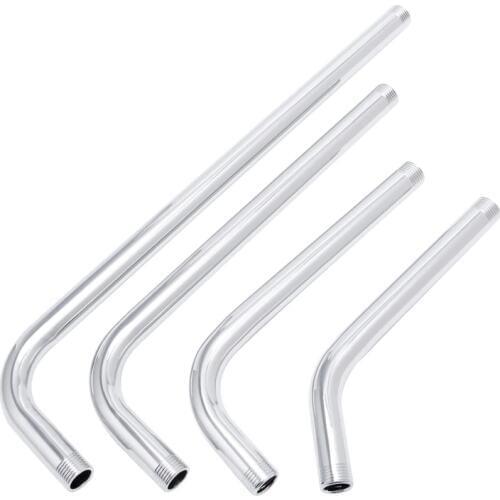 Thread G1/2 Stainless Steel Wall Mounted Tube Rainfall Shower Head Arm Bracket W315