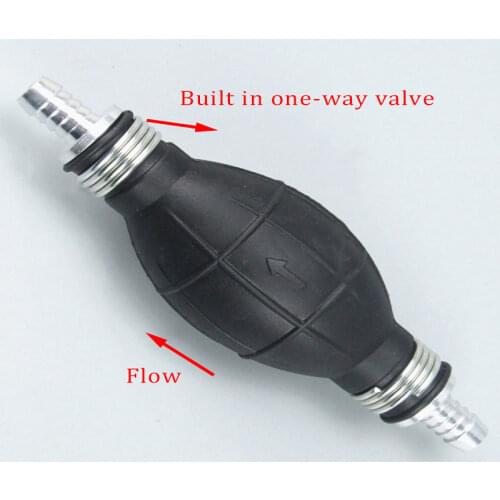 6mm/8mm/10mm/12mm Hand Fuel Pump Line Rubber Aluminum Hand Primer Bulb diesel oil transfer petrol for Car Boat Marine Outboard