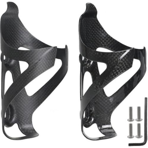 Ultra-light 3K Full Carbon Fiber Road Water Cup Holder Mountain Bike Water Bottle Holder