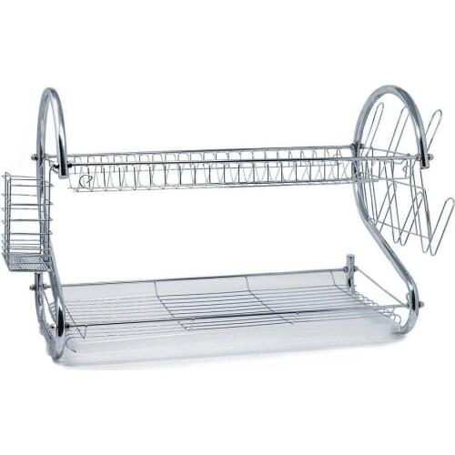 Plates with plastic cutlery and plate draining METAL