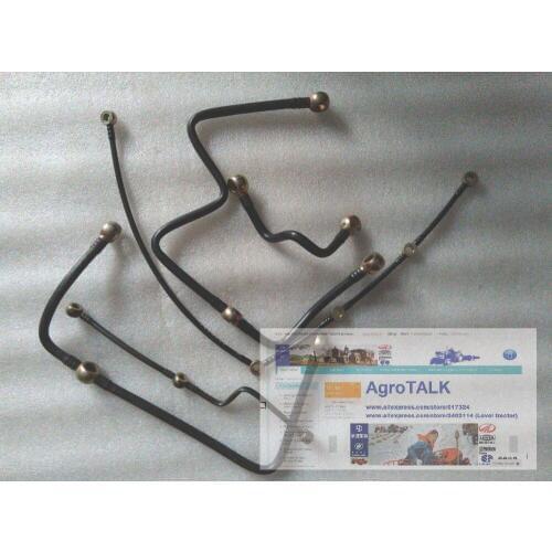 Taishan tractor, the fuel pipes for tractor use, picture shows different pipes as choice for delivery