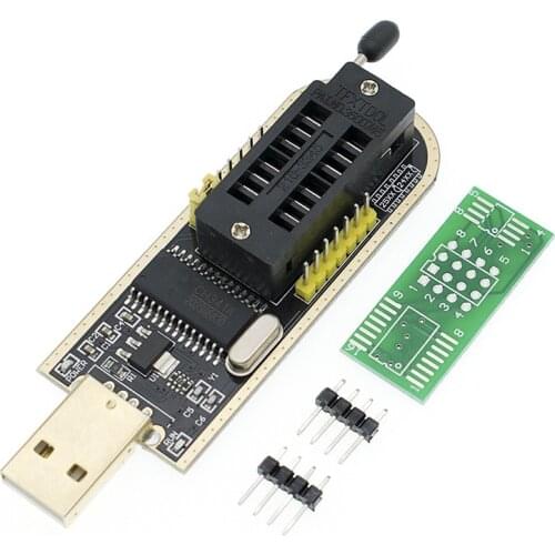 CH340 CH340G CH341 CH341A 24 25 Series EEPROM Flash BIOS USB Programmer with Software & Driver Smart Electronics