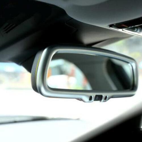 For Alfa Romeo Giulia Stelvio 1PC ABS Chrome Car Matte Silver Endoscope Decorative Frame Cover Trim Car Styling Accessories