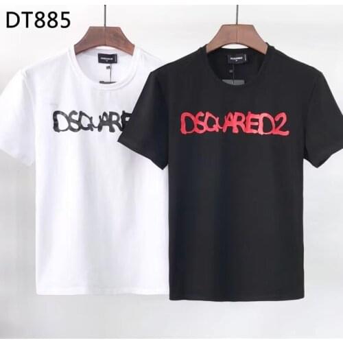 2021 Fashion Trend Dsquared2 Mens Premium Printed Short Sleeve DT885