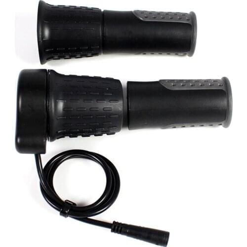 76X Split Type Left Half-Bar Twist Throttle for Bafang Mid-Drive Motor Conversion Kits, BBS01B-02B-03B, BBSHD