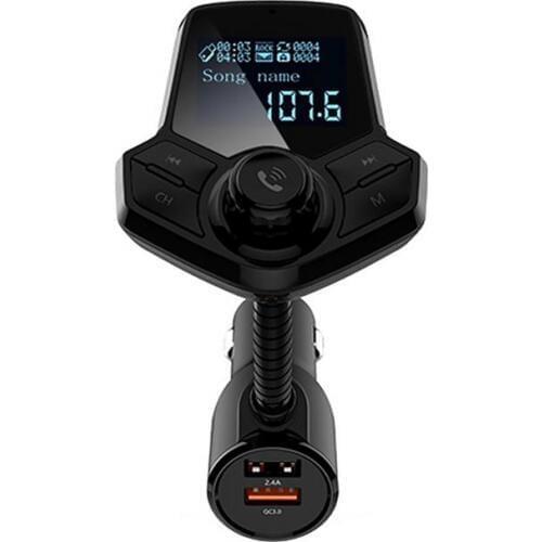 Car Bluetooth Mp3 Player Car Handsfree Phone Wireless Multifunction Super Bass Cigarette Lighter USB Universal Car Accessories