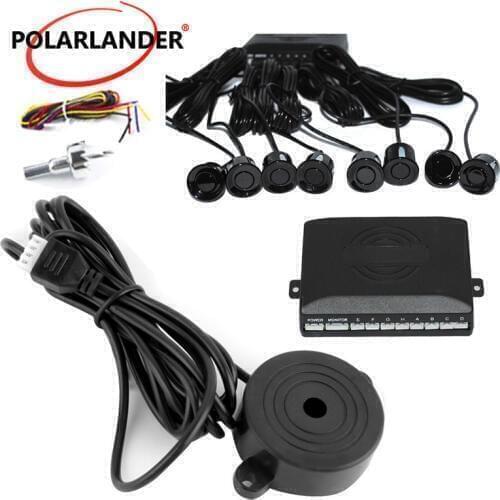 Car Parking Sensors 8 sensors 9 colors available Auto Reverse Reversing Rear Assistance Backup Park Radar Buzzer Audio Alarm