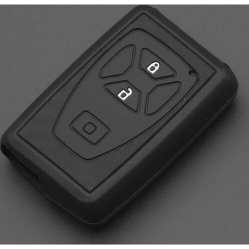 Bilchave Carbon Fiber Silicone Remote Car Key Case Cover Fob For Toyota Reiz Avalon Revia Previa Alphard Prius Holder