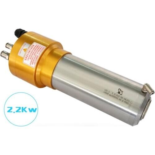2.2kw ISO20 holder, high-end water-cooled automatic tool change machining spindle, frequency 800-1000Hz speed 24000-30000rpm