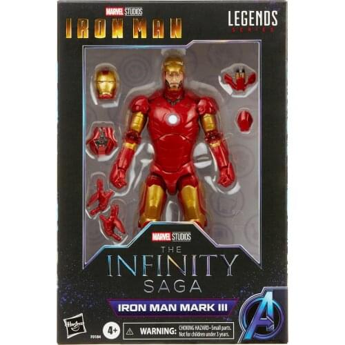 Marvel Legends The Infinity SAGA Iron Man Mark III MK3 6" Action Figure Tony Stark Movie Collectible Toys Doll Model