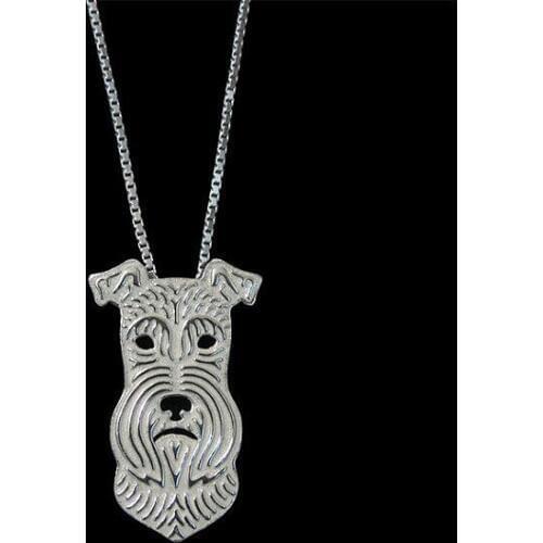 Best gift for best friends Hollow Pet Miniature schnauzer Necklace for women cute charm christmas gift fashion pretty jewelry