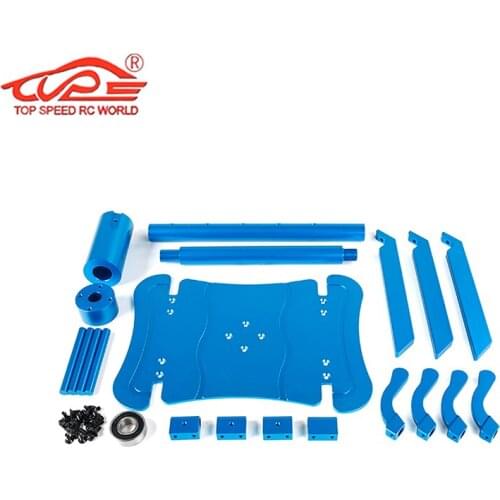 CNC Metal Professional Rc Car Stand Workstation for 1/5 HPI Baja 5B 2.0 5T 5SC Rovan KM LOSI for RC Racing Car Operation Table