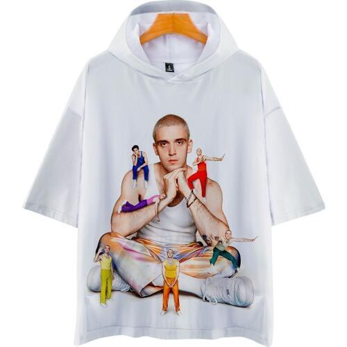 Fashion Printed LAUV T-Shirt Hoodies Women/Men short Sleeve Hooded Sweatshirts 2019 Hot Sale Casual Trendy Streetwear T Shirt