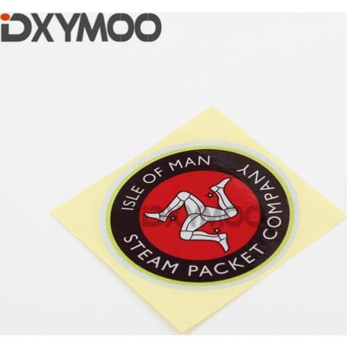Moto World Racing Map Car Stickers Reflective for TT Isle of Man Steam Packet Company Drop Shipping