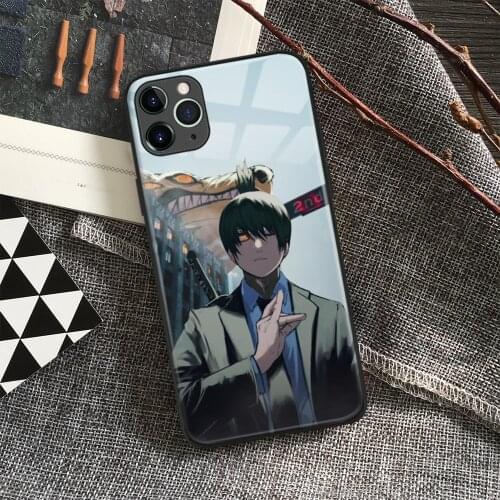 Aki Hayakawa Chainsaw Man Anime Soft Silicone Glass Phone Case for IPhone SE 6s 7 8 Plus X Xr Xs 11 12 Mini Pro Max Samsung