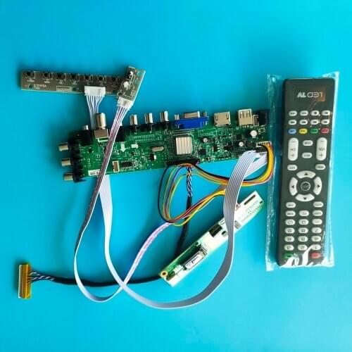 Kit for N154Z1-L01/N154Z1-L02 DVB-T2 TV Controller board LCD Panel 1680X1050 Screen monitor 1 CCFL 30pin AV HDMI VGA Digital USB